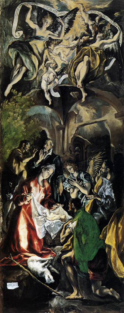 Adoration by El Greco